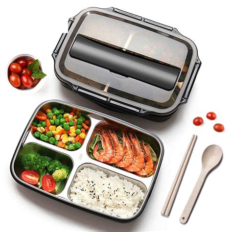 best bento box stainless steel|leakproof bento box adult.